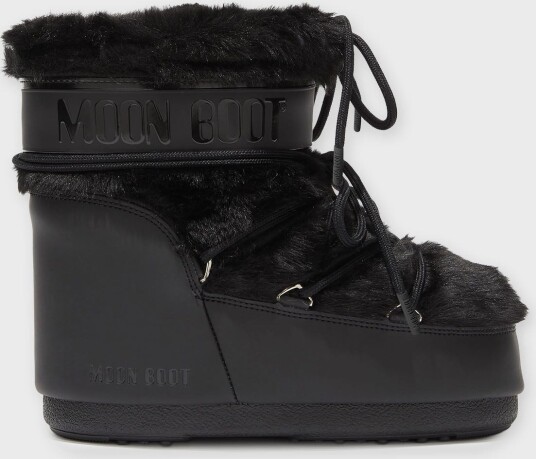 Moon Boot Icon Low Faux-Fur Black 39/41 Moon Boot Icon Low Faux-Fur Black 39/41