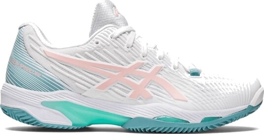 Asics Solution Speed FF 2 Clay Tennis og padelsko dame White 37