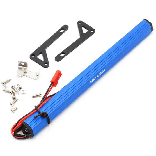 Yeah Racing 1/10 Aluminum White Super Bright LED Light Bar Blue