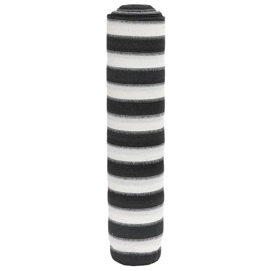 Skjermnett antrasitt og hvit 1,2x10 m HDPE 195 g/m² 4003692 Skjermnett antrasitt og hvit 1,2x10 m HDPE 195 g/m² 4003692