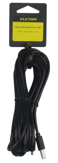 ELETRA USB-MUSB CABLE 5M BK