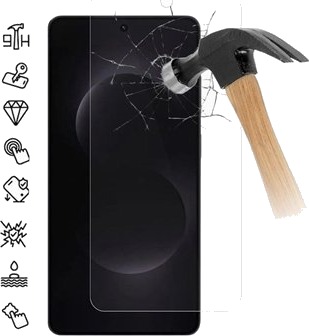 Samsung Galaxy S26 Ultra Beskyttelsesglass 9H Case Friendly Gjennomsiktig