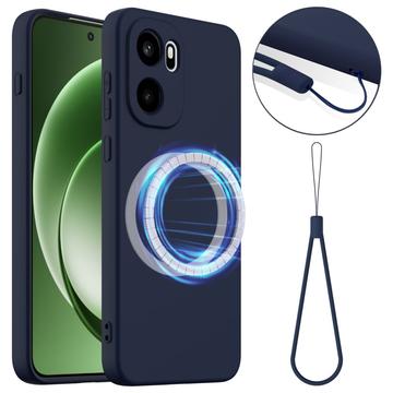 OnePlus Ace 6/Ace 6T/15RLiquid Silikondeksel MagSafe kompatibel Mørkeblå