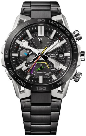 Casio Herreklokke EQB 2000DC 1AER Edifice Sort/Stål Ø47.8 mm