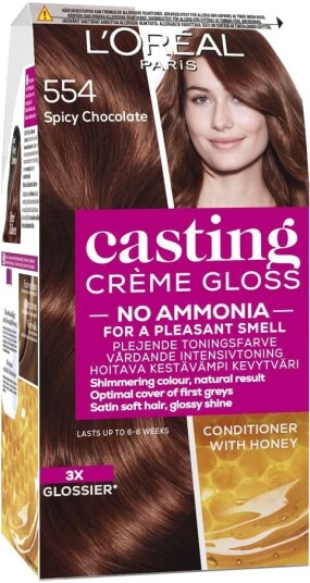 L'Oréal Paris Casting Creme Gloss Hårtone – 1 Stk. 554 Spicy Chocolate L'Oréal Casting Creme Gloss Hårpleie Hårfarge & Tilbehør Hårfarge