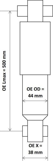 KYB 3440196 Støtdemper