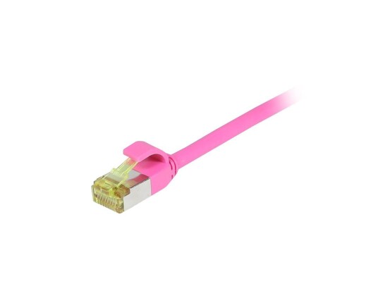 Synergy RJ45 Nettverkskabel Cat6a S/FTP Slim 10m Magenta
