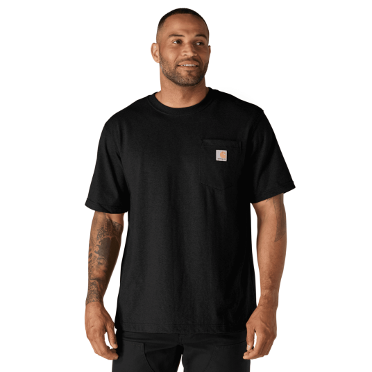 Carhartt Dearborn Relaxed Pocket T Shirt Men Black XS XS Carhartt Dearborn Relaxed Pocket T Shirt Men Black XS XS