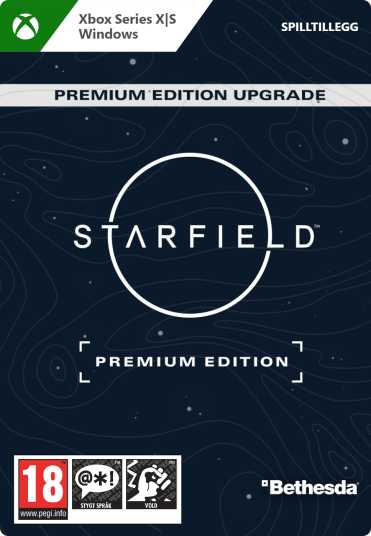 Starfield Digital Premium Edition Upgrade (Xbox Series X|S / PC) - Utvidelse Starfield Digital Premium Edition Upgrade (Xbox Series X|S / PC) - Utvidelse