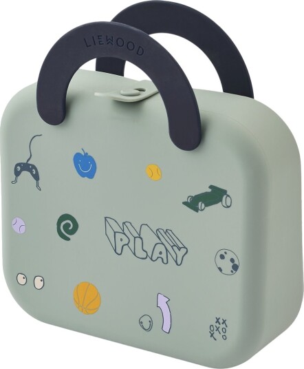 Liewood Elara Foldable Lunchbox   Green   ONE SIZE