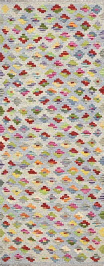 Orientalsk Teppe Vegi Kelim Hand Woven 77 x 197 cm Størrelse: 77 x 197 cm