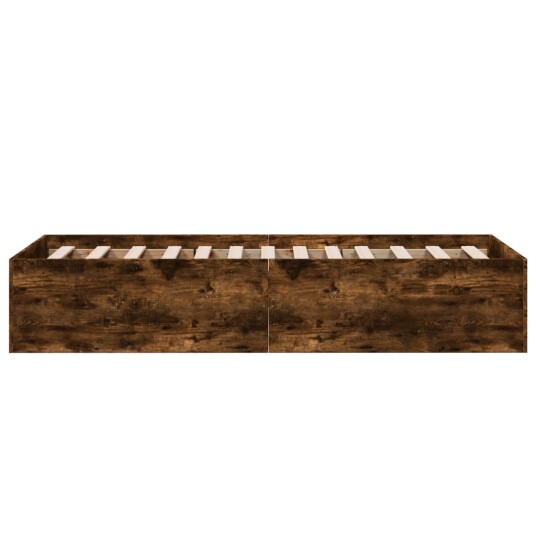 Sengeramme røkt eik 90x200 cm konstruert tre 8721102616983