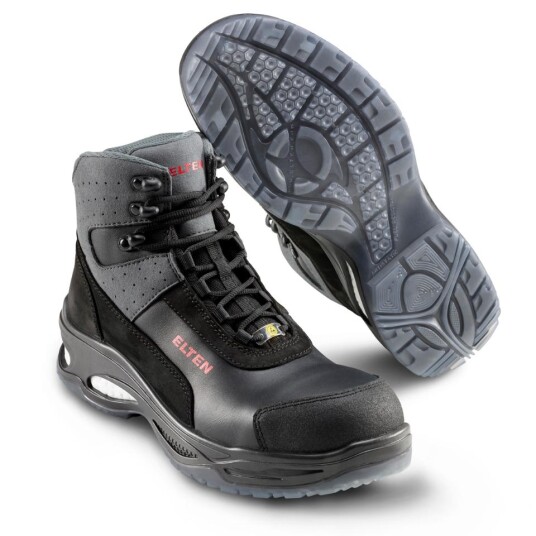 Elten Miles Mid Safety Shoes S3 SRC Black 1 Par SKI-769451-Svart 41
