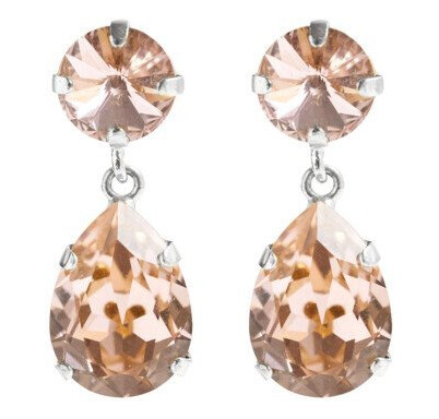 Classic Drop øredobber vintage rose rhodium
