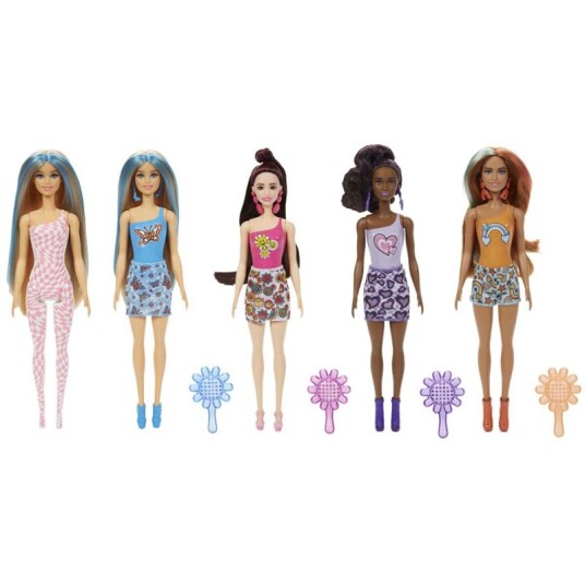 Barbie Color Reveal Overraskelsesdukke Rainbow Groovy