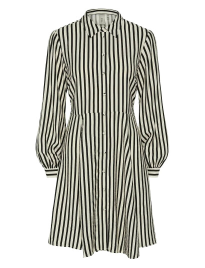 YAS Yaskaya Ls Shirt Dress S. Noos - Beige - 36