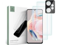 Tech-Protect Tempered Glass + Camera Lens Tech-Protect Supreme Set Xiaomi Redmi Note 12 LTE Clear [2+1 PACK]