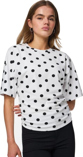 Pieces Pcalli Ss O Neck Top Jrs Dm White L