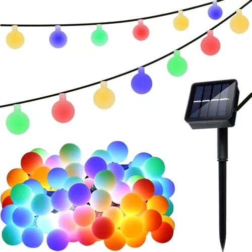 7m LED Girlang - Solcell
