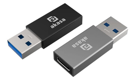 AKASA Typ A auf Typ C USB-Adapter 2 Stück