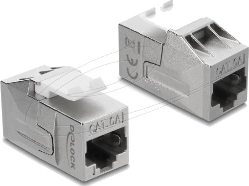 Delock Rj 45 Hvit Sølv