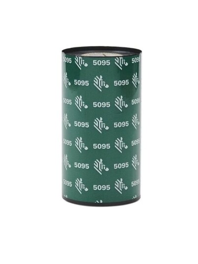 Zebra - black - print ink ribbon refill (thermal transfer) - Fargebnd refill (termisk overfring) Svart