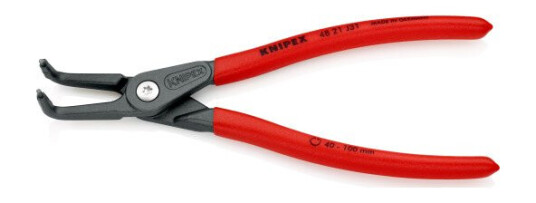Knipex 4821 Presisjonslåseringtang 210 mm med Bøyde Spisser