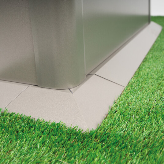 BIOHORT PYNTEKANT 1,5X0,5 KVARTSGRÅ METALLIC