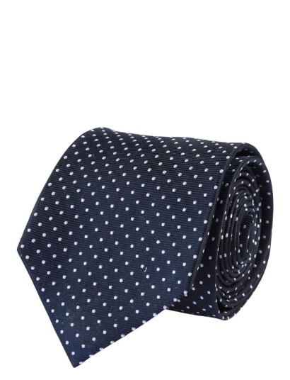 Portia 1924 Dots Silk Tie - Black - ONE SIZE Portia 1924 Dots Silk Tie - Black - ONE SIZE