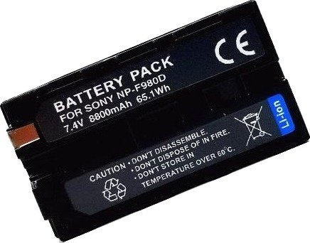 Extra Digital Batteri til Sony NP-F980D, 8800mAh