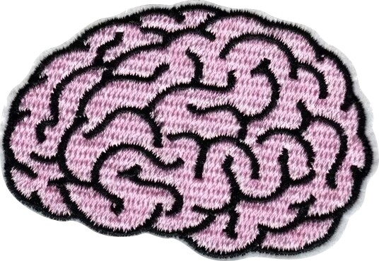 Märkbar Stoffmerke Big Brain Q3-67