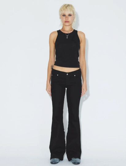 Dr Denim Kily Low Bootcut - Black - M x 34 Dr Denim Kily Low Bootcut - Black - M x 34