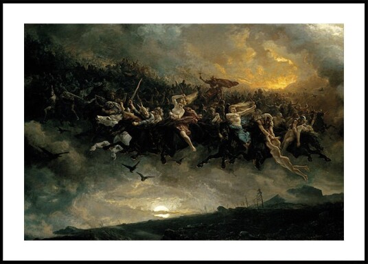 The Wild Hunt of Odin Plakat Plakat / 40x50cm