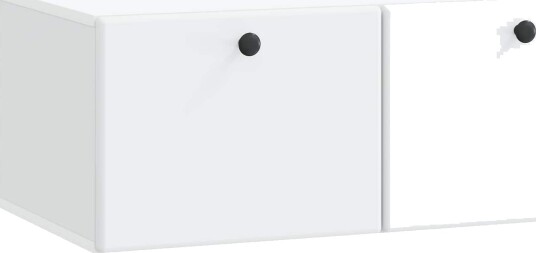 Vegghengt TV skap 78,5 x 41 x 30 cm Hvit Konstruert tre