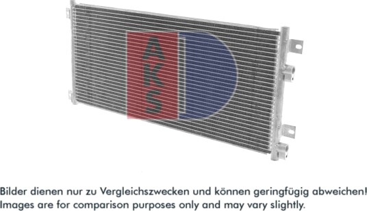 Kondensator, klimaanlegg AKS DASIS 402004N