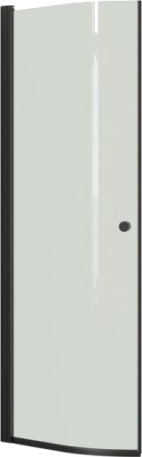 Dansani Match E dusjdør, 62 cm, klart glass, svart profil black/clear 200x62 cm