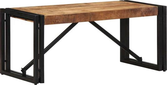 Salongbord 80x40x35 cm grovt heltre mangotre