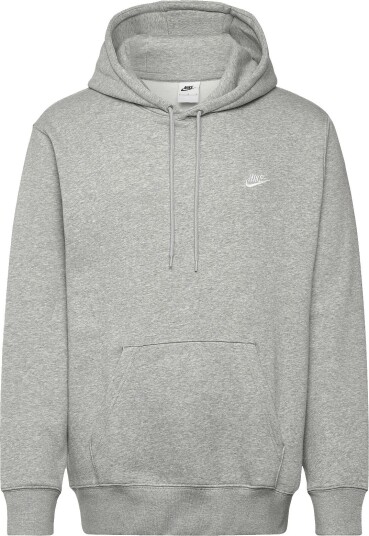 Nike M Nk Club Bb Po Hoodie   DK GREY HEATHER/LT SMOKE GREY/   S