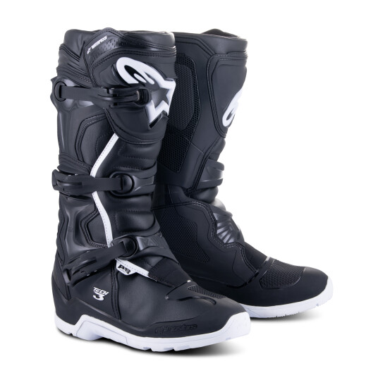 Alpinestars Endurostøvler Tech 3 Enduro Vanntett Svart- Hvit Alpinestars Endurostøvler Tech 3 Enduro Vanntett Svart- Hvit