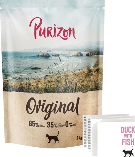 Purizon Original Kornfri Tørrfôr And & Fisk 2kg