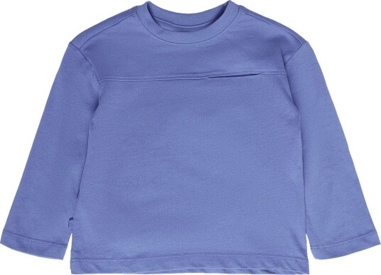 Mango Pocket Cotton T Shirt LT PASTEL BLUE 98
