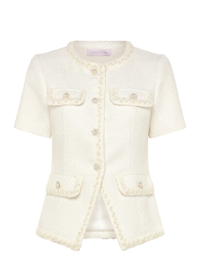 Love Lolina Abbot Top White S