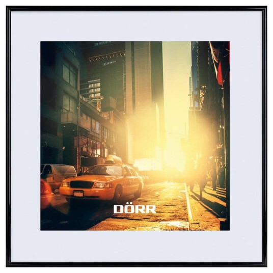 DÃRR New York Square Billedramme Plast 30x30cm Svart