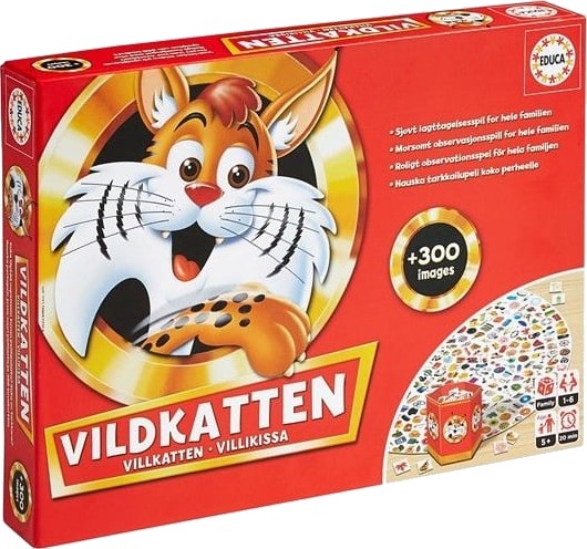 Villkatten Classic 300 Brettspill for Barn 1-6 Spillere, Alder 5+ Villkatten Classic 300 Brettspill for Barn 1-6 Spillere, Alder 5+