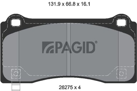 PAGID T2898N Bremseklosser PAGID T2898N Bremseklosser