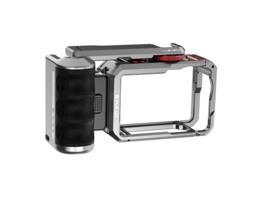 Puluz Titanium Kamerabur med håndtak for DJI Osmo Action 6