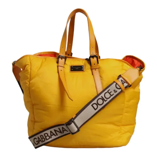 Dolce & Gabbana, unisex, Vesker, Gul, ONE SIZE,