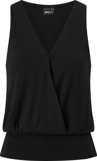 Gina Tricot Topp Cuff Detail Svart