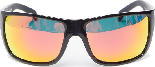 Solbriller Horsefeathers Zenith Sunglasses Gloss Black/Mirror Red Universal