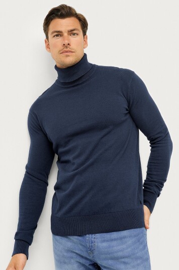 Ellos Collection Polohals Jake Blå